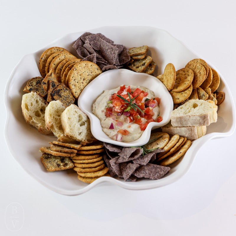 Beatriz Ball VIDA NUBE BOWL WITH DIP White