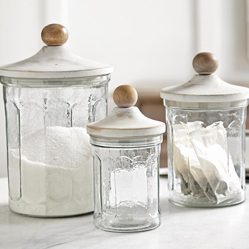 Glass Canister By Mudpie – Bella Vita Gifts & Interiors