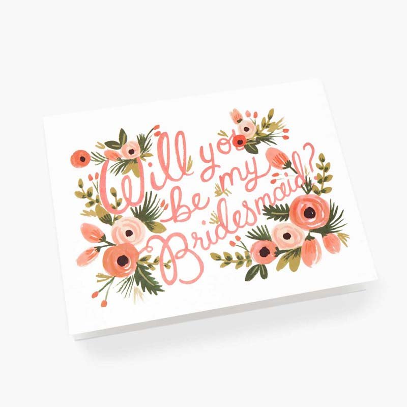 Rifle Paper Co WILL YOU BE MY BRIDESMAID CARD