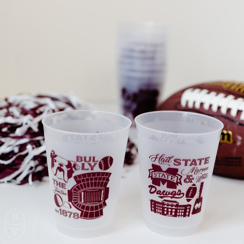 Drinkware Company GAMEDAY FLEX CUPS SET OF 10 Mississippi State