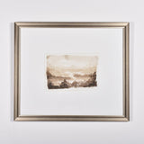 PEACE LANDSCAPE DECKLE EDGE FRAMED PAINTING - SERIES 4 NO 1 - By Lacey
