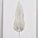 SMALL FRAMED FLOATED FEATHER PAINTING - SERIES 12 NO 5 - By Lacey