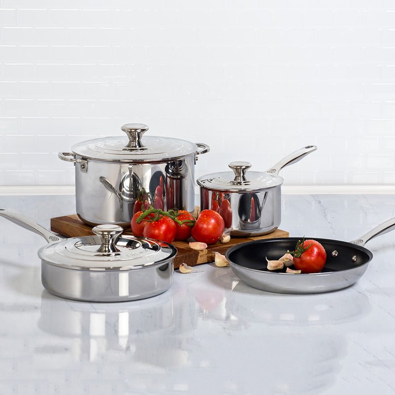 Le Creuset 7 PIECE STAINLESS STEEL SET