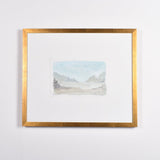 PEACE LANDSCAPE DECKLE EDGE FRAMED PAINTING - SERIES 5 NO 3 - By Lacey