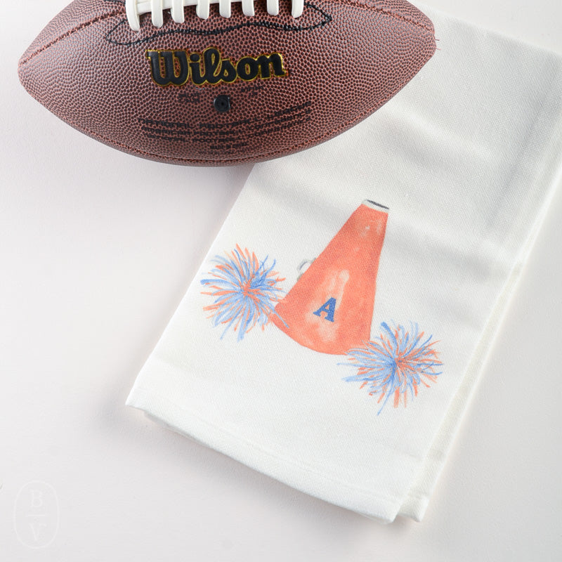 French Graffiti MEGAPHONE DISHTOWEL Auburn