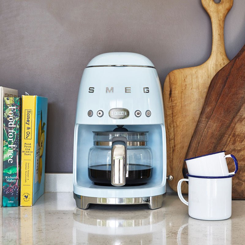  Smeg 50's Retro Pastel Blue Coffee Grinder : Home & Kitchen
