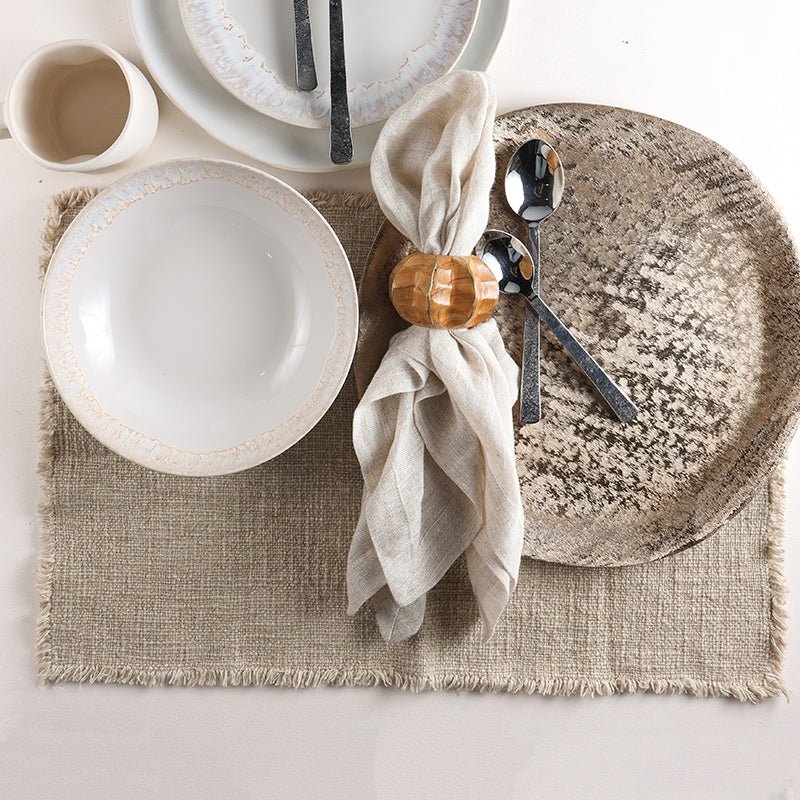 Indaba Trading Ltd SELENA LINEN PLACEMAT Natural