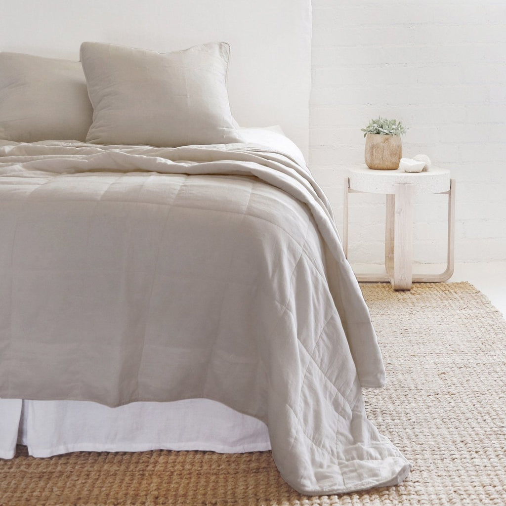 Pom Pom At Home ANTWERP COVERLET Natural