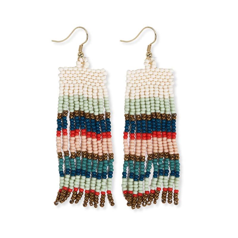 ADALINE HORIZONTAL STRIPES EARRINGS - Ink and Alloy