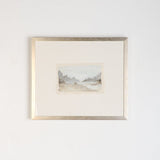 PEACE LANDSCAPE DECKLE EDGE FRAMED PAINTING - SERIES 3 NO 4 - By Lacey