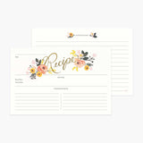 Rifle Paper Co RECIPE CARDS Peony