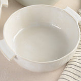 Carmel Ceramica COZINA ROUND BAKER White
