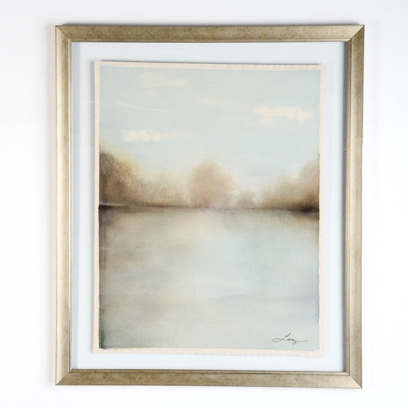 By Lacey VERTICAL FLOATED FRAMED LANDSCAPE PAINTING - SERIES 1 NO 1