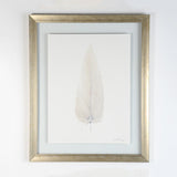 By Lacey MEDIUM FLOATED FRAMED FEATHER PAINTING - SERIES 7 NO 3