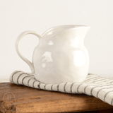 STONEWARE PITCHER - Creative Co-op
