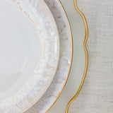Casafina FRANCESCA SCALLOPED GLASS CHARGER PLATE