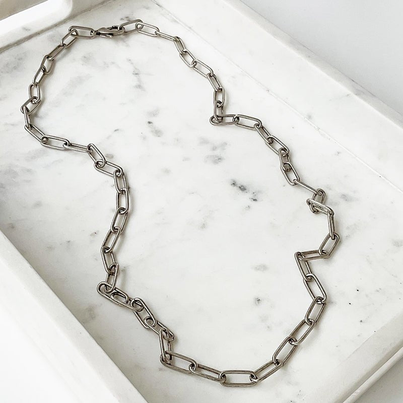 Virtue XL PAPERCLIP CHAIN NECKLACE