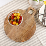 Bloomingville CHEESE CUTTING BOARD WITH HANDLE Natural