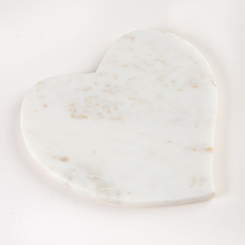 Simon Pearce WHITE HEART MARBLE BOARD