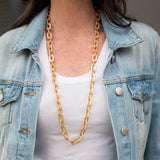 OVAL THICK LINK NECKLACE - Virtue