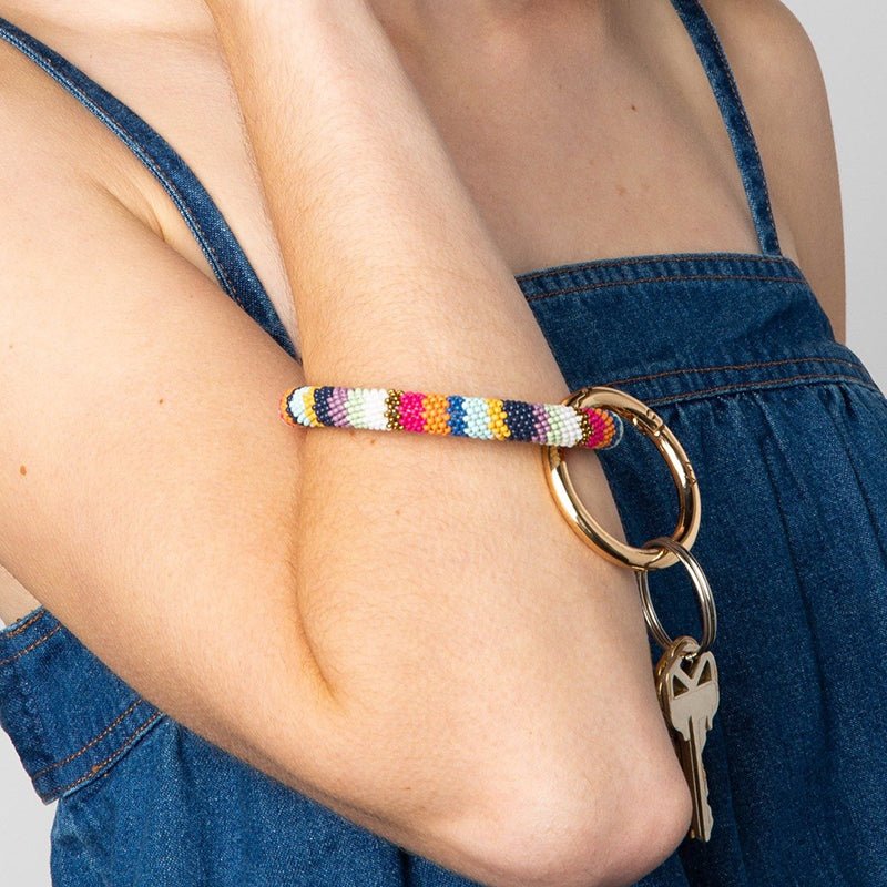 Dog Key Chain - Bright Multicolor - Woman - Keychains 