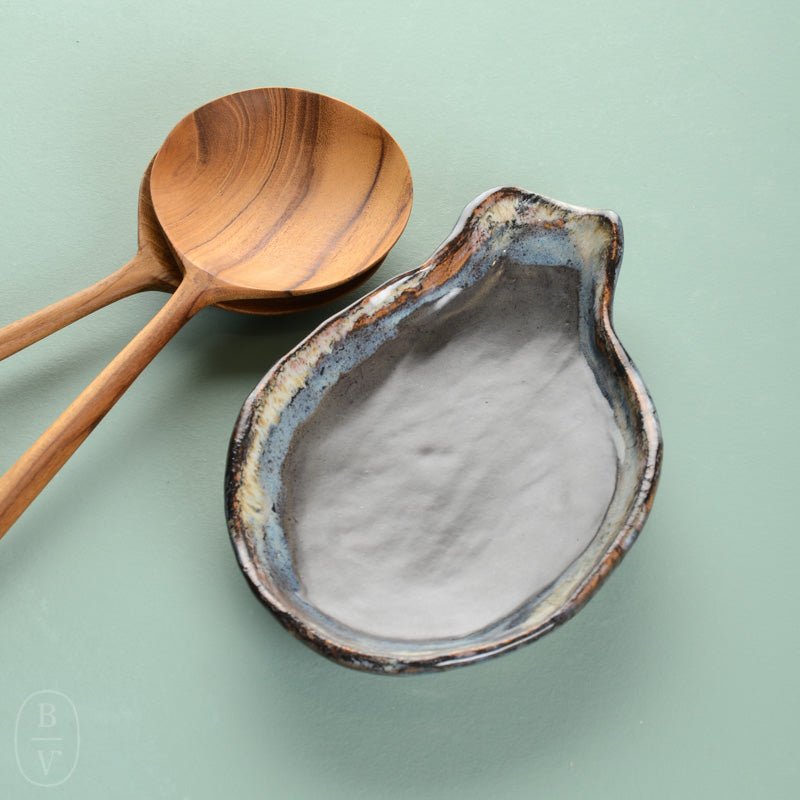 Fried Egg Spoon Rest Handmade Ceramic Kitchen Accessories 5 Wide 