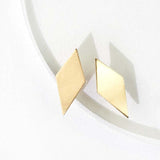 DIAMOND POST EARRINGS - Ink and Alloy