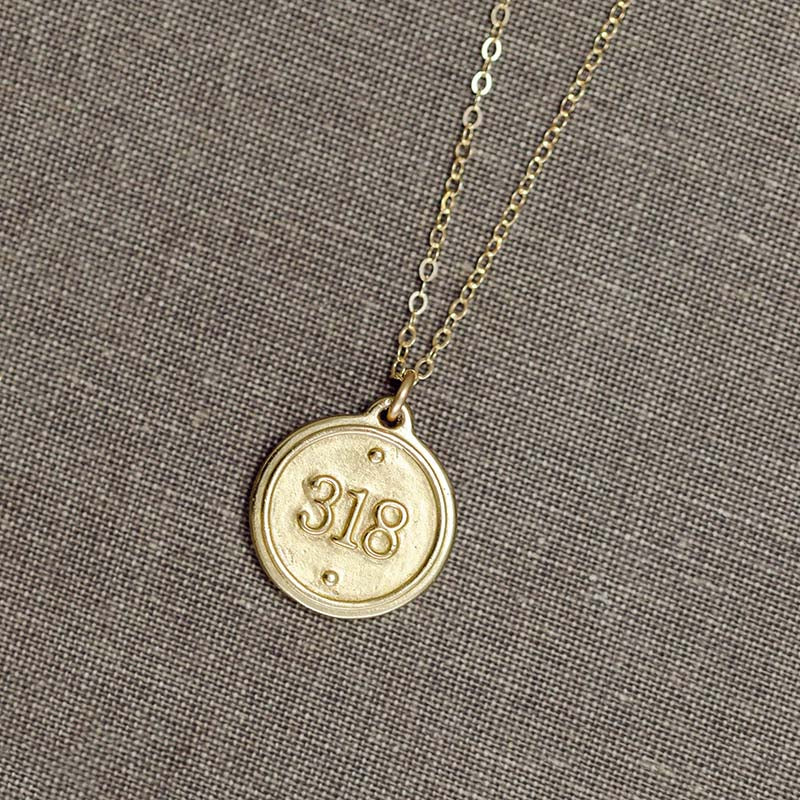 Madison Sterling Jewelry BIBLE VERSE PETITE PENDANT NECKLACE Bronze Ephesians 3:18