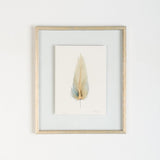 SMALL FRAMED FLOATED FEATHER PAINTING - SERIES 11 NO 3 - By Lacey