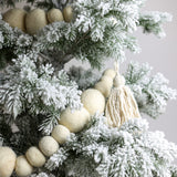 Mudpie POM TASSEL GARLAND White 5ft