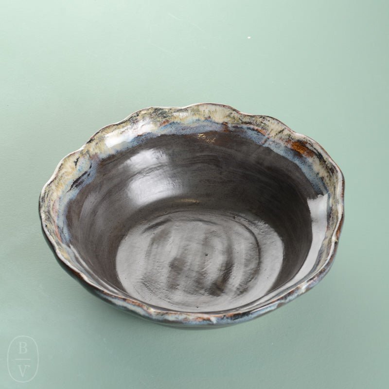 Etta B Pottery VEGETABLE BOWL Gray