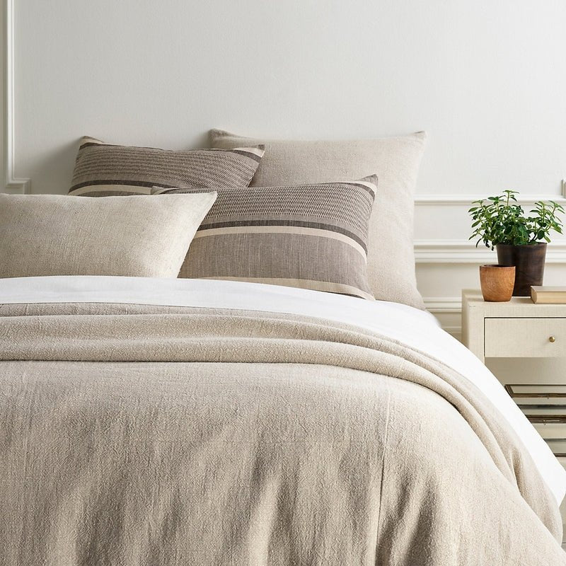 STONE WASHED LINEN DUVET COVER - Pine Cone Hill