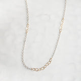 Ellen Hays Jewelry MIXED METAL CHAIN N1732GOX NECKLACE