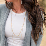 Ellen Hays Jewelry LONG GOLD CHAIN N2121G1 NECKLACE