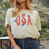 USA MINERAL WASHED GRAPHIC TOP - Oat Collective