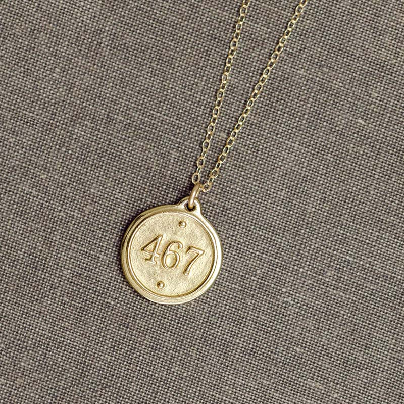 Madison Sterling Jewelry BIBLE VERSE PETITE PENDANT NECKLACE Bronze Philippians 4:6-7