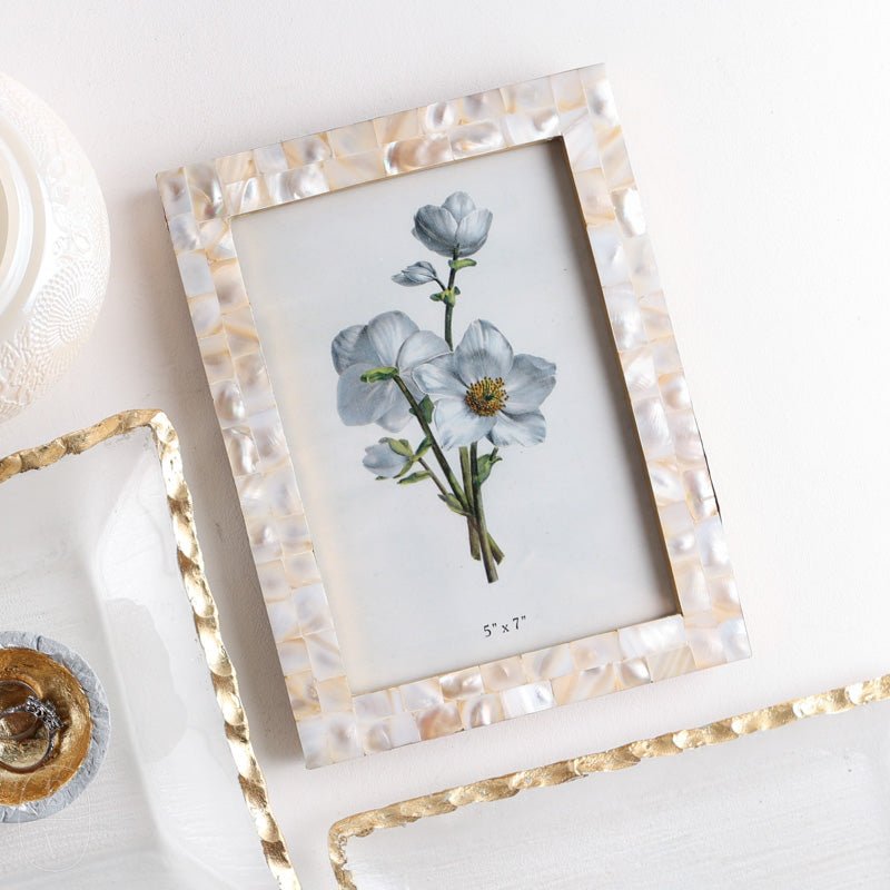 MOTHER OF PEARL PHOTO FRAME - Creative Co-op