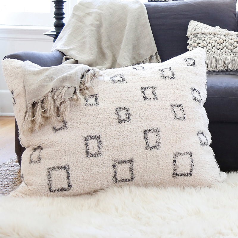 Pom Pom At Home BOWIE FILLED BIG THROW PILLOW