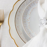 FRANCESCA SCALLOPED GLASS CHARGER PLATE - Casafina