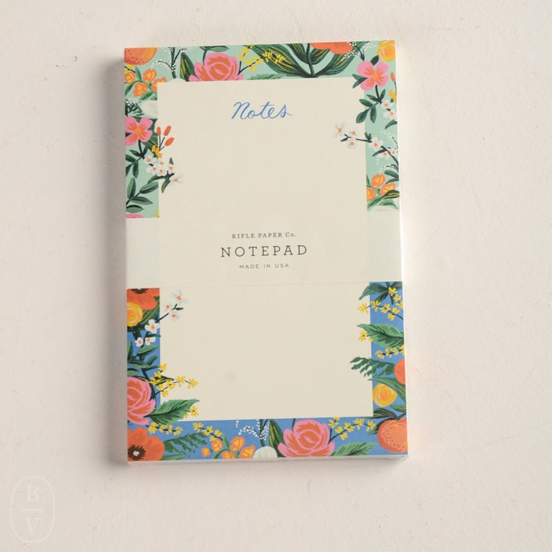 Rifle Paper Co FLORAL NOTEPAD Orangerie