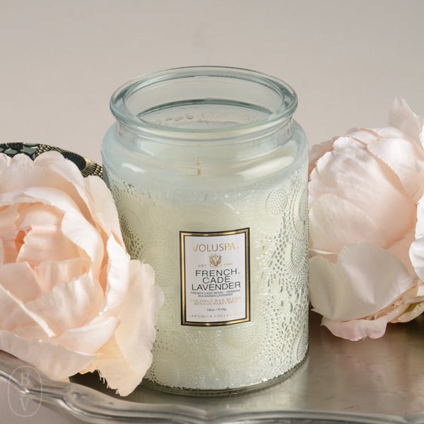 EMBOSSED JAR CANDLE