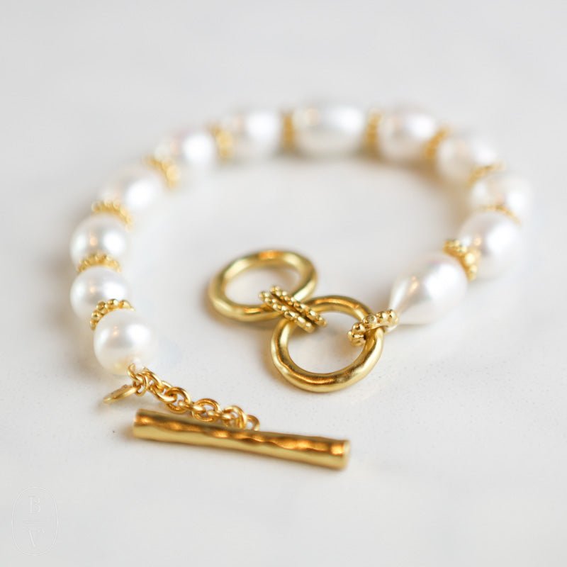 Riviera Bracelet in 18k White Gold Plated – Bellaviva Jewelry