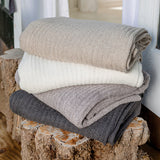 Barefoot Dreams COZYCHIC LITE RIBBED THROW BLANKET