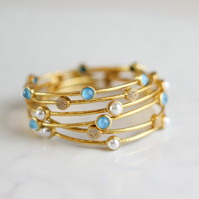 Julie Vos MILANO LUXE BANGLE BRACELET