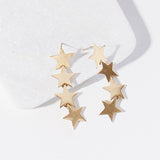 Ink and Alloy FALLING STARS EARRINGS Brass