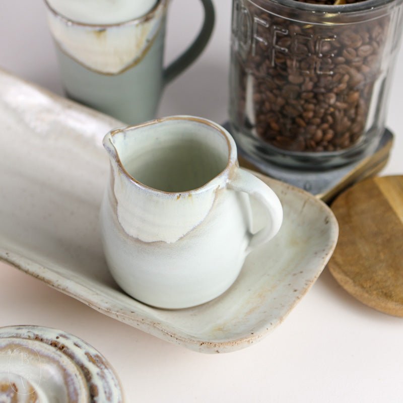 Etta B Pottery FARMHOUSE CREAMER Dogwood