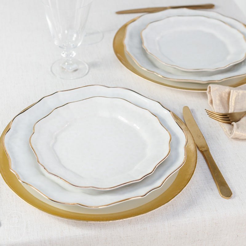 Casafina by Costa Nova CAMILLA GLASS CHARGER PLATE