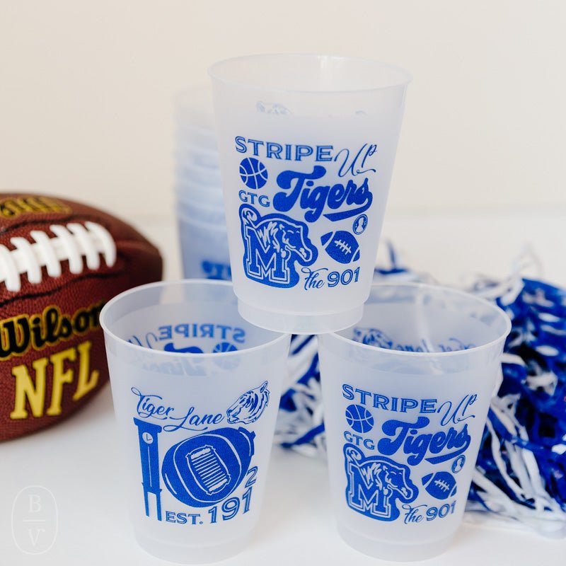 Drinkware Company GAMEDAY FLEX CUPS SET OF 10 Memphis