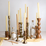 Creative Co-op UNSCENTED TAPER CANDLE SET OF 12