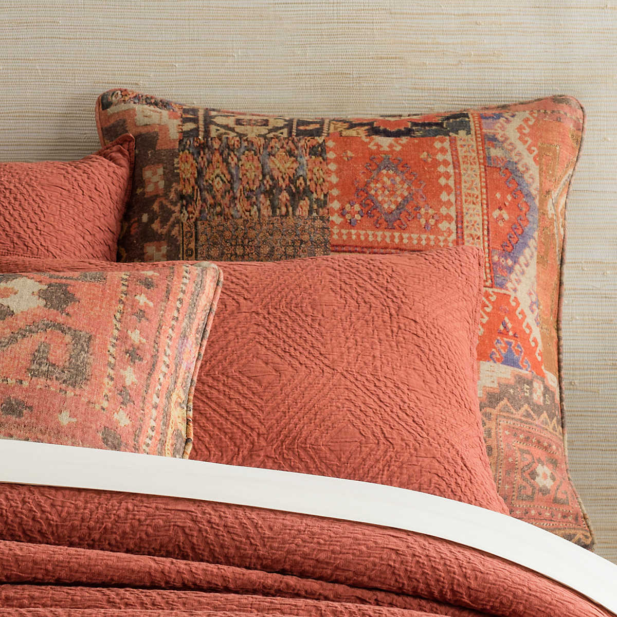Pine Cone Hill Annie Selke KERALA MATELASSE SHAM Spice